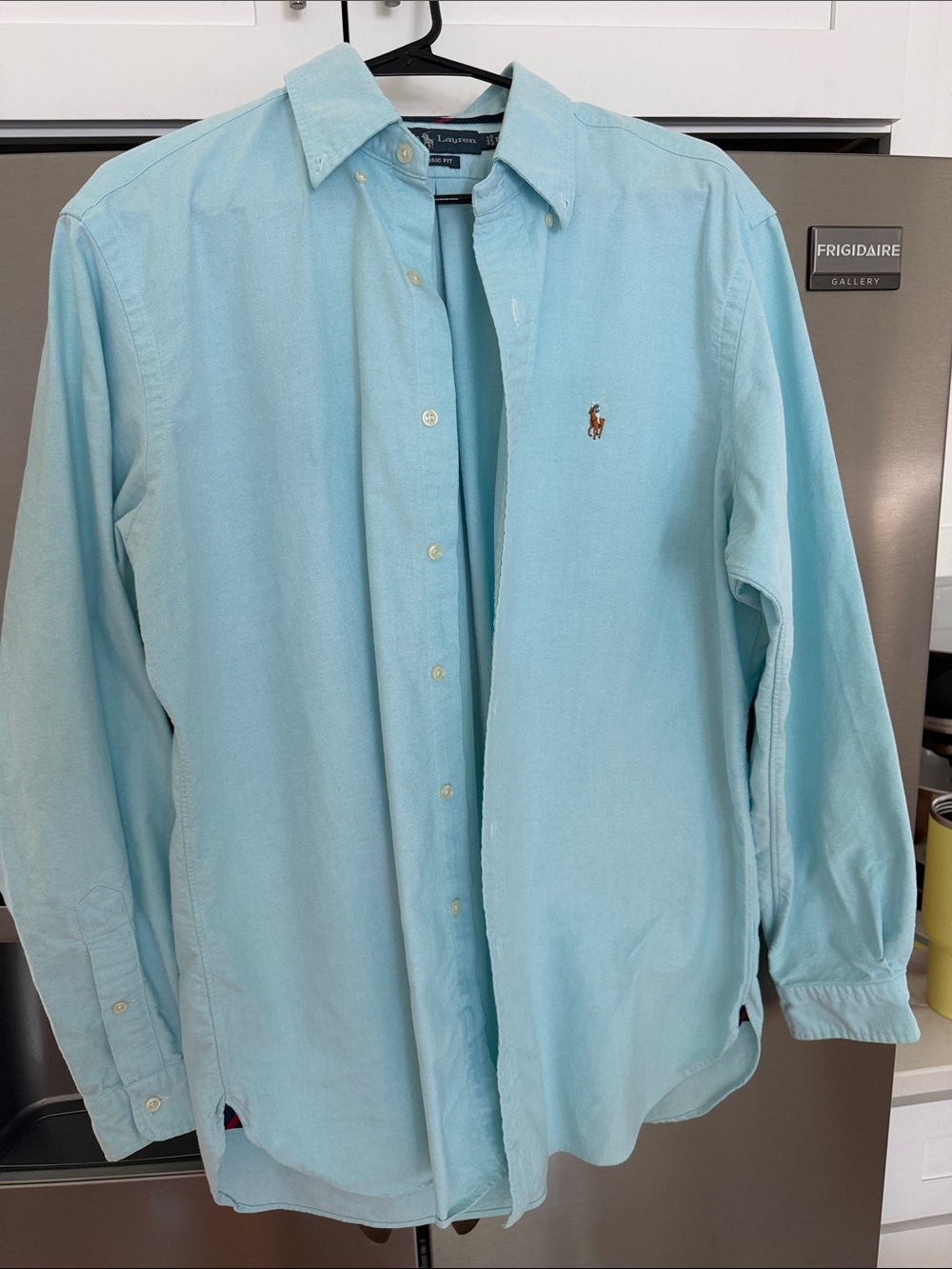 Polo by Ralph Lauren Light Aqua Button-Down Oxford Shirt